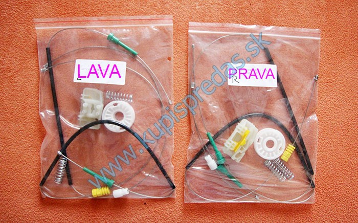 mechanizmus ovladania okna, repas sada PEUGEOT 607